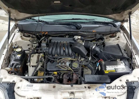 2001 Mercury Sable Gs z USA, uszkodzony, nr VIN 1MEFM50UX1G627925